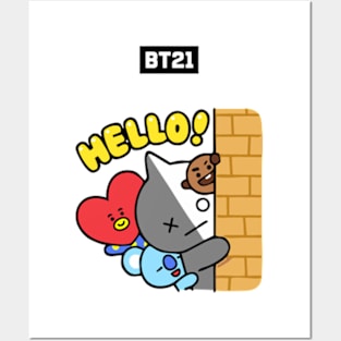 bt21 bts exclusive design 17 Posters and Art